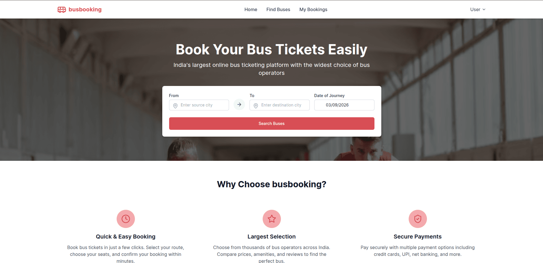 RedBus Clone